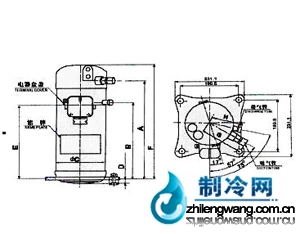 大金GA系列三相渦旋壓縮機(jī)